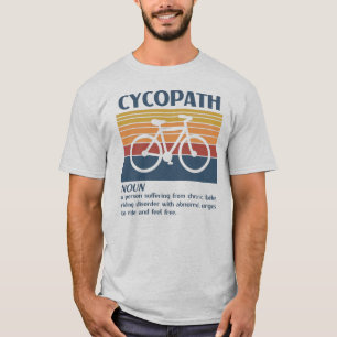 Camiseta Ciclo de Vintagem Retroativo da Definição de Cyc