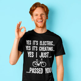 Camiseta Ciclo Elétrico Funny E Bike Para Elétron Bicicleta