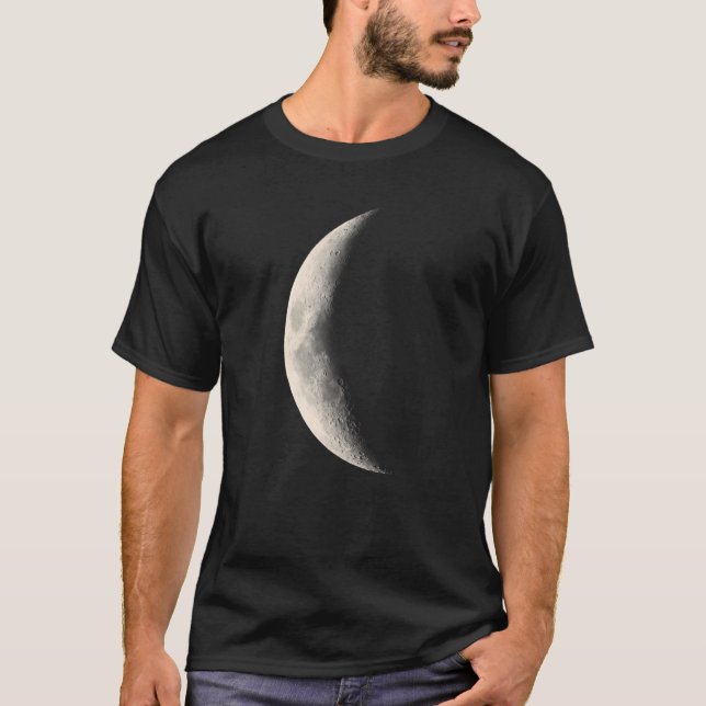 Camiseta Ciclo lunar Crescente Fases Da Lua Espiritual (Frente)