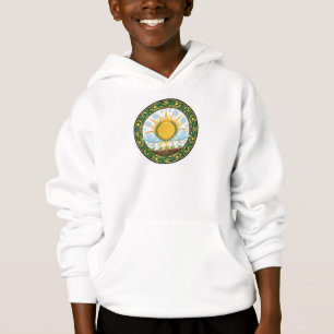 Camiseta Ciclo Natural de Sol e Chuva Emblema Botânico ART
