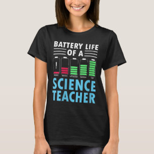 Camiseta Ciclo Semanal De Autonomia Da Bateria Para Ciência
