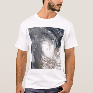 Camiseta Ciclone Dominic fora da costa de Austra ocidental