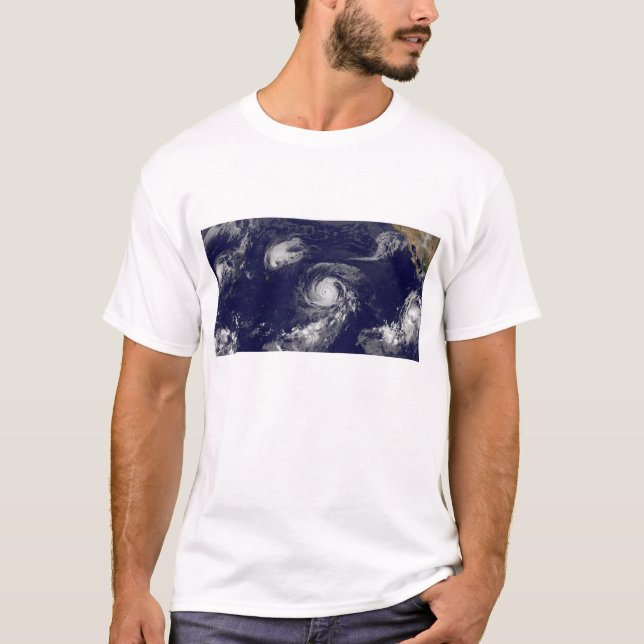Camiseta Ciclones tropicais (Frente)
