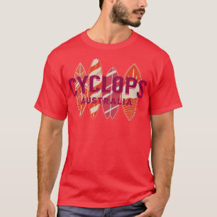 Camiseta Ciclope Esperança Ocidental Austrália Grande Onda 