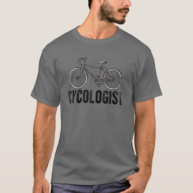Camiseta Cicologista Engraçado Significa Bicicleta (Frente)