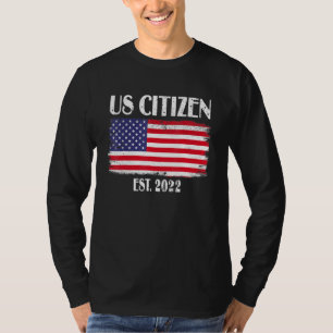 Camiseta Cidadania Americana Decoration American New Citize