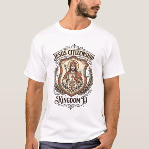 Camiseta Cidadania de Jesus ID do Reino Cidadania de Jesus