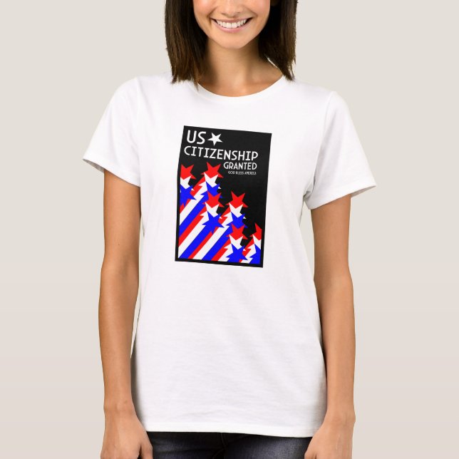 Camiseta Cidadania dos EUA concedida (Frente)