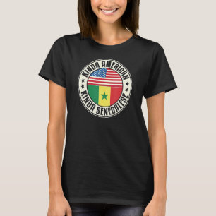 Camiseta Cidadania dupla norte-americana Senegal Usa F