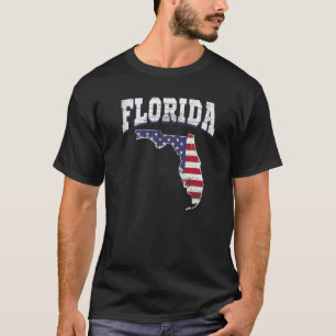 Camiseta Cidadão Americano Orgulhoso Bandeira do Estado da