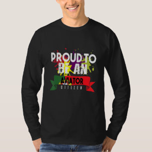 Camiseta Cidadão aviador orgulhoso Profissão carreira traba