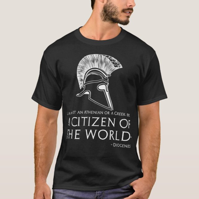 Camiseta Cidadão Da Filosofia Grega Antiga Di (Frente)