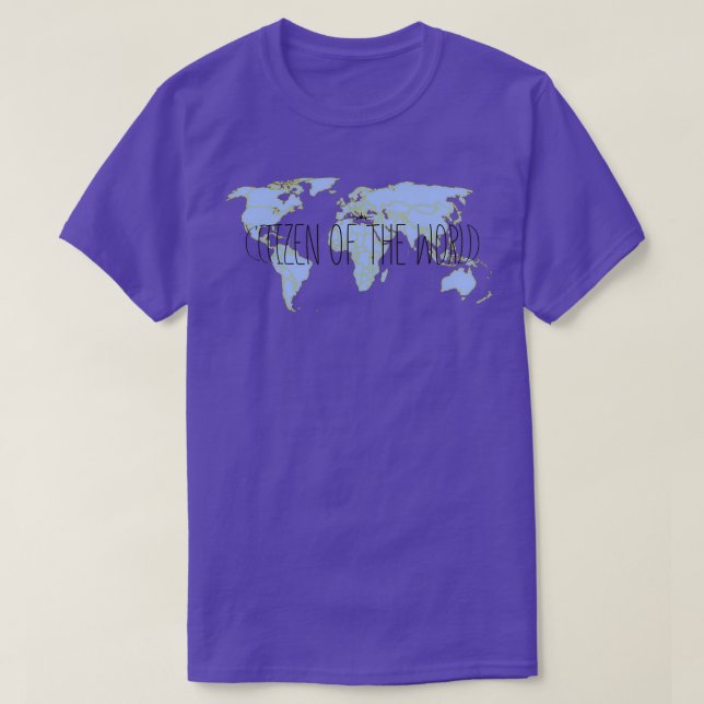 Camiseta Cidadão do Mundo (Frente do Design)