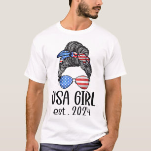 Camiseta Cidadão Dos Eua Est 2024 Nova Cidadania Americana 