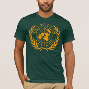 Camiseta Cidadão Dystopian - laranja