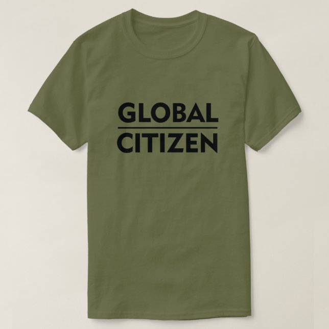 CAMISETA CIDADÃO GLOBAL (Frente do Design)