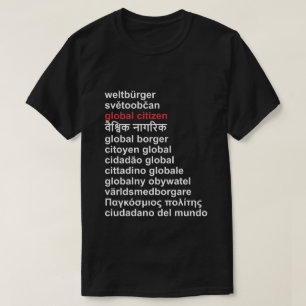 CAMISETA CIDADÃO GLOBAL