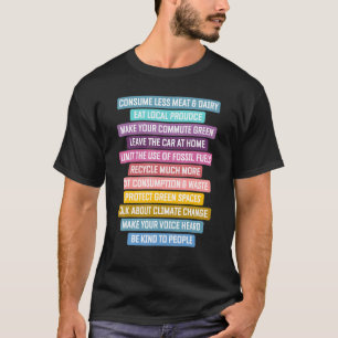 Camiseta Cidadão Global e Afirmação Positiva da Paz Mundial