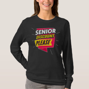 Camiseta Cidadão mais velho Não Esqueça meu Desconto de Mai