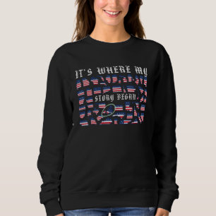 Camiseta Cidadão Orgulhoso América Terra Mapa Estados EUA H