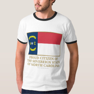 Camiseta Cidadão orgulhoso de North Carolina
