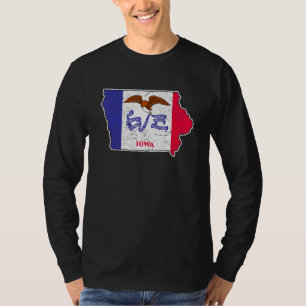 Camiseta Cidadão Orgulhoso Estado Americano Map em Descanso