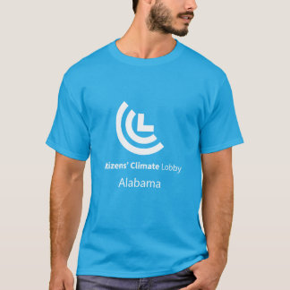 Camiseta Cidadãos Climate Lobby Alabama frente&trás