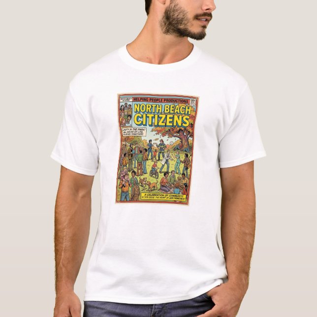 Camiseta Cidadãos da Praia Norte (Frente)