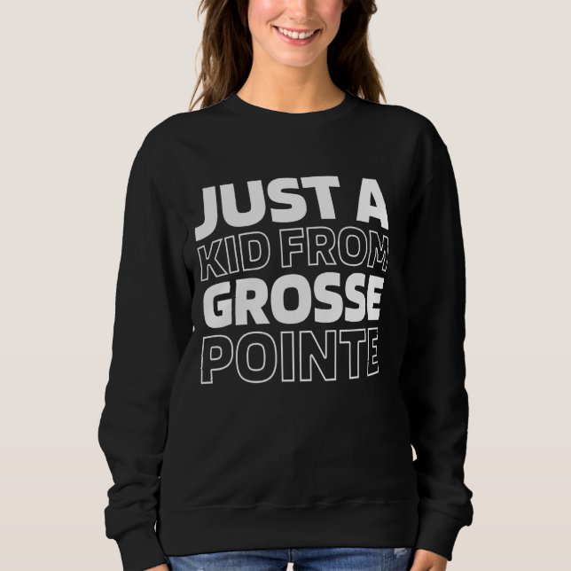 Camiseta Cidade Americana de Michigan Grosse P (Frente)