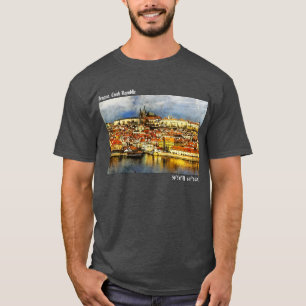 Camiseta Cidade Antiga de Praga (Praha) da Torre Bridge