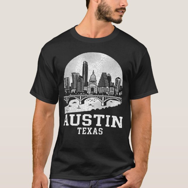 Camiseta Cidade Austin Texas (Frente)