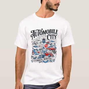 Camiseta Cidade Automóvel Steinbach Manitoba Canadá Automot