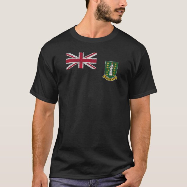 CAMISETA CIDADE BRITÂNICA DA ESTRADA DE PAVILHÃO DAS ILHAS  (Frente)