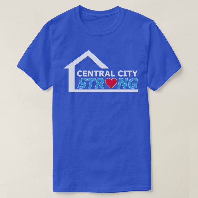 Camiseta Cidade Central Forte Presente Flash para Homens e  (Frente do Design)