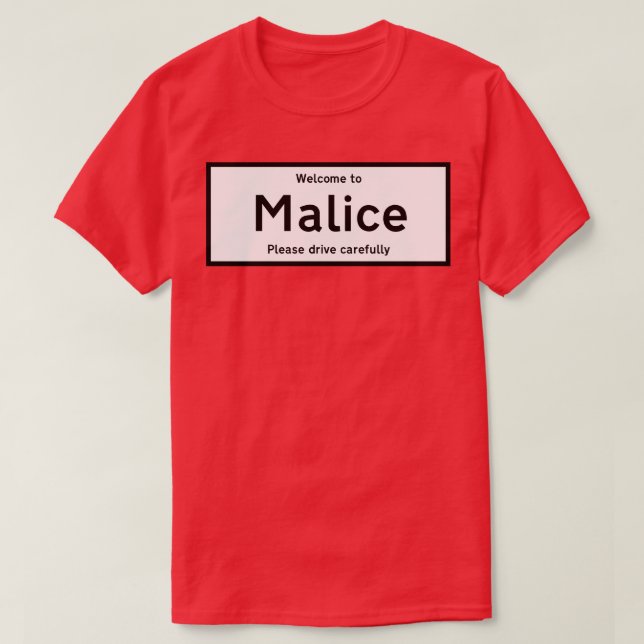 Camiseta Cidade chamada Malice (Frente do Design)