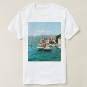 Camiseta Cidade costeira de Perast, Montenegro