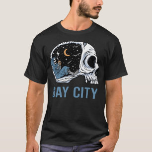 Camiseta Cidade da Baía de Esqueletos de Refrigeração