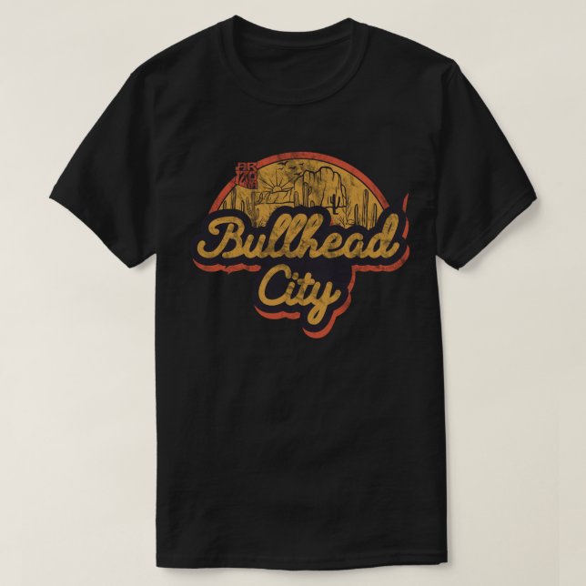 Camiseta Cidade da Cabeça de Touro, Arizona (Frente do Design)