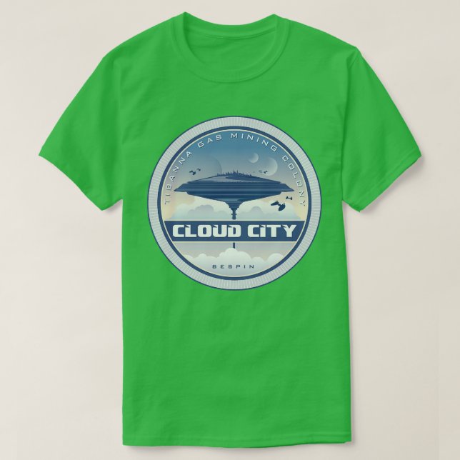 Camiseta Cidade da Nuvem (Frente do Design)