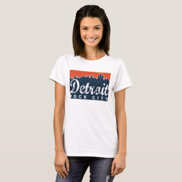 Camiseta Cidade da rocha de Detroit