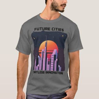 Camiseta Cidade de amanhã engraçada