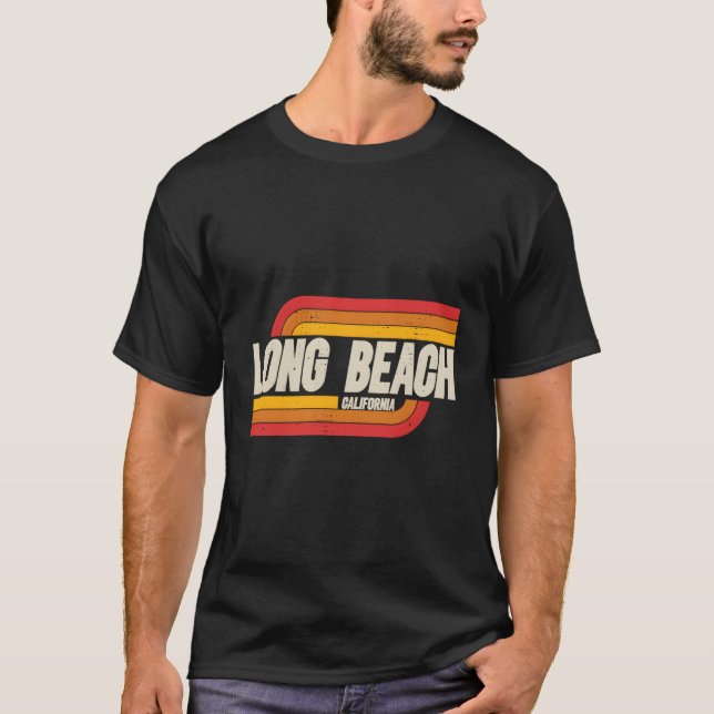Camiseta Cidade de Ca na Califórnia em Long Beach (Frente)