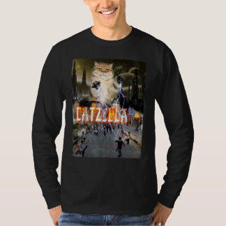 Camiseta Cidade De Catzilla Gatinho