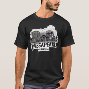 Camiseta Cidade de Chesapeake Virginia EUA