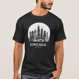 Camiseta Cidade de Chicago Illinois