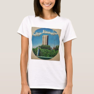 Camiseta Cidade de colocação em latas do verão