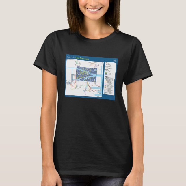 Camiseta Cidade de Cork  Corcaigh (Frente)