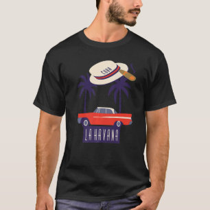 Camiseta Cidade de Cuba Havana Lar hispânica Caribe Souveni