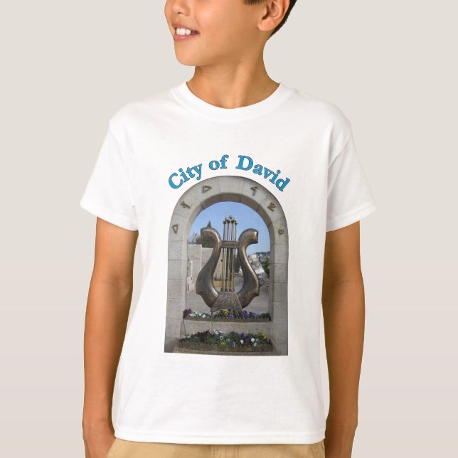 Camiseta Cidade de David em Jerusalem, Israel (Frente)