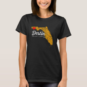 Camiseta Cidade de DESTIN FLORIDA - FL Merch Souvenir - Gra